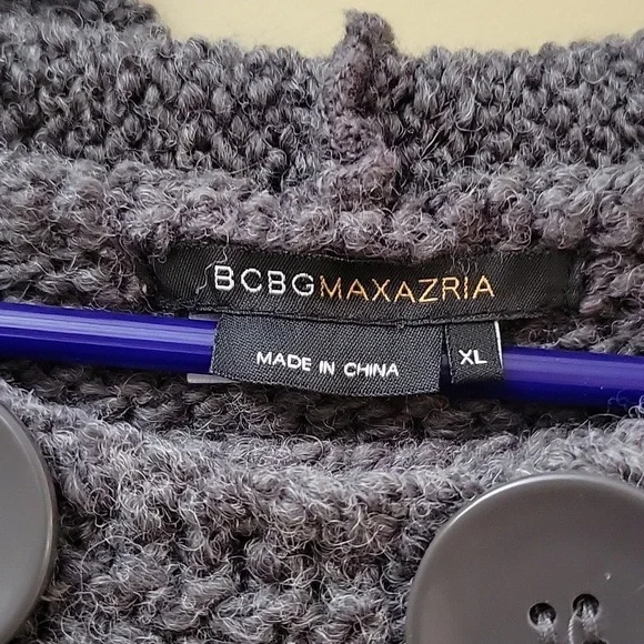 BCBG Maxazria Cardigan Sweater Hooded Jacket - Picture 5 of 8